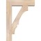 Ekena Millwork Balboa Block Smooth Bracket w/ Offset Brace, Douglas Fir, 7 1/2"W x 28"D x 40"H BKT0806X28X40BOA05SDF - alternate 3